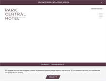 Tablet Screenshot of parkcentralny.com